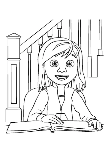 Riley Inside Out coloring page
