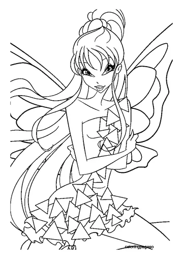 Fairy Winx coloring page