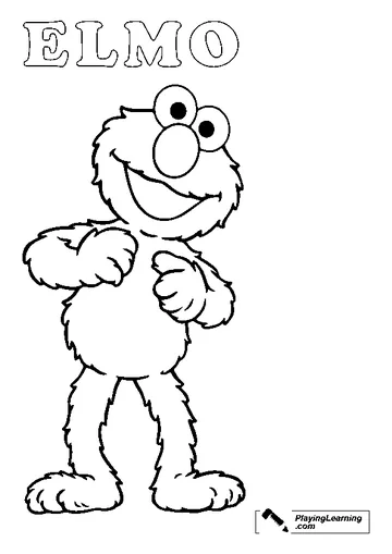 Sesame Street coloring page