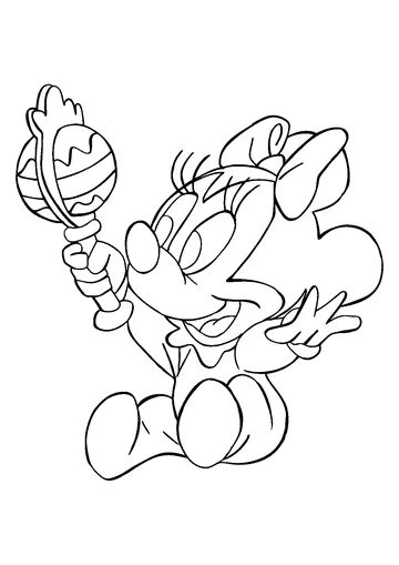 Happy Baby coloring page