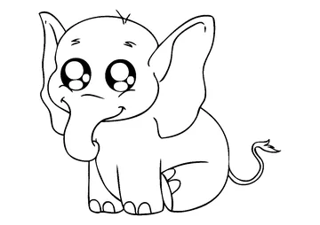 Lovely Baby coloring page