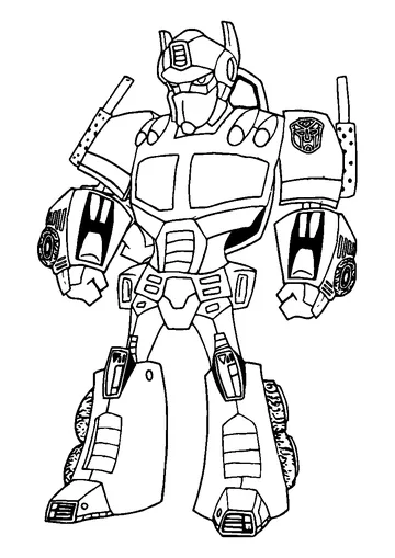 Robot Dowload coloring page