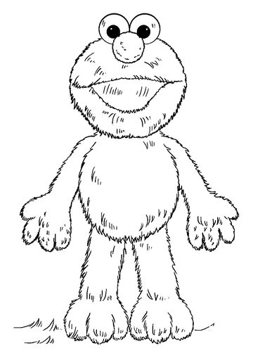 Sesame Street coloring page