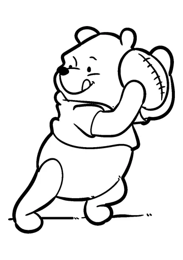 Throws the Ball coloring page