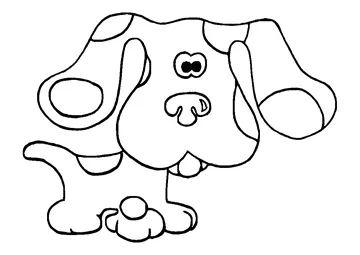 Cute Blue coloring page