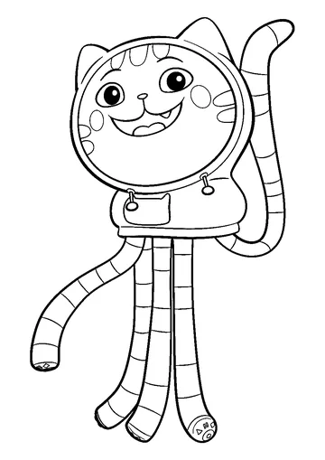 Daniel James DJ Catnip coloring page