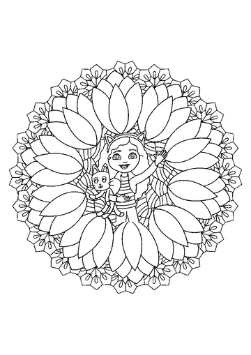 Gabby & Pandy Paws Mandalas