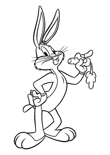 Bugs Bunny coloring page