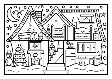 Christmas coloring page