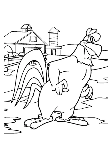 Foghorn Leghorn coloring page