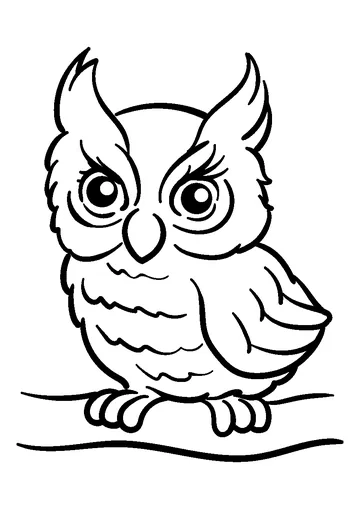 Little Owl coloring page