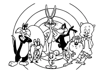 All Characters coloring page