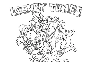 Looney Tunes coloring page