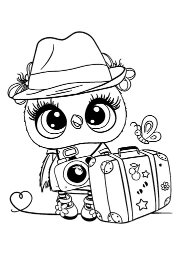 Pretty Little coloring page