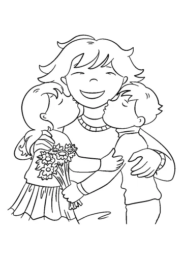 Mom, You’re the Best coloring page