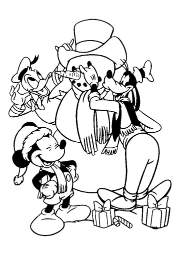 Disney Goofy coloring page
