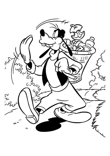 Picks Up Trash coloring page
