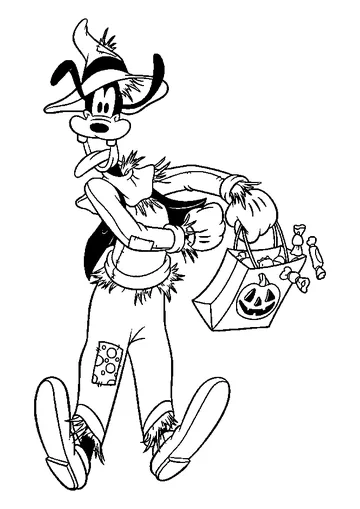 Trick or Treat coloring page