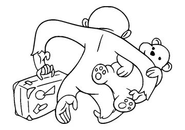 Ran Away from Home coloring page
