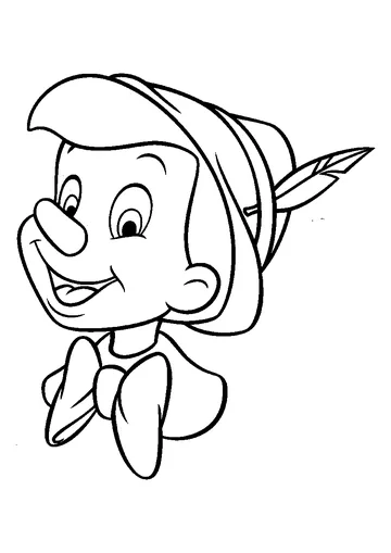 Pinocchio coloring page