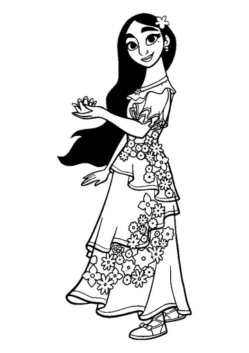 Isabela Madrigal coloring page