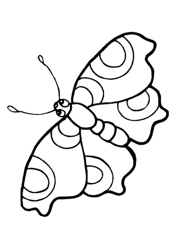 Butterfly coloring page