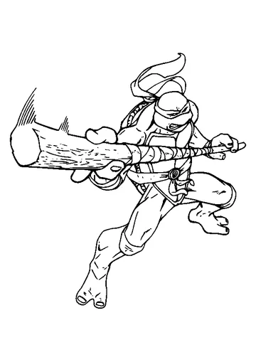 Donatello Raphael Leonardo Michelangelo coloring page