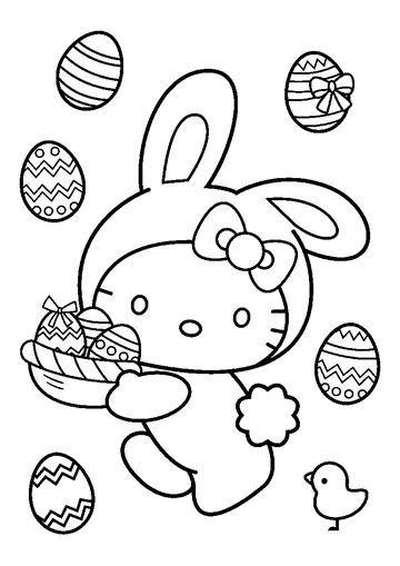 Easter Bunny coloring page
