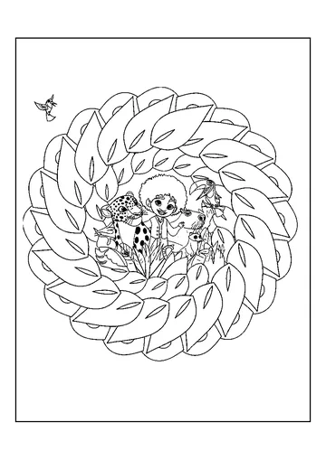 Mandala Antonio coloring page