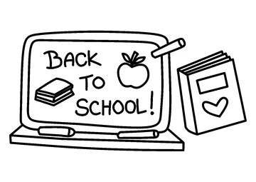 Back to School coloring page