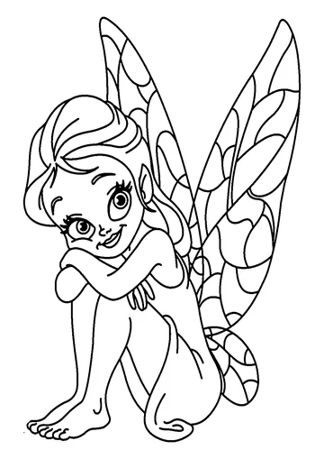 Fairy To Color coloring page