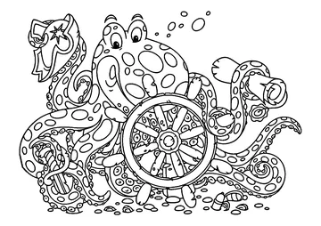 Dr Octupus coloring page