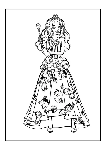 Barbie Doll coloring page