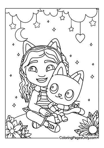 Gabby’s Dollhouse coloring page