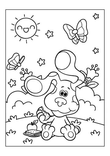 Blue’s Clues coloring page