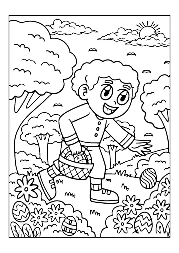 Easter Eggs coloring page