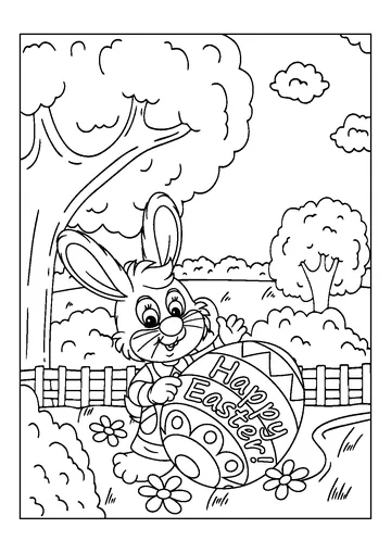 Easter Eggs coloring page