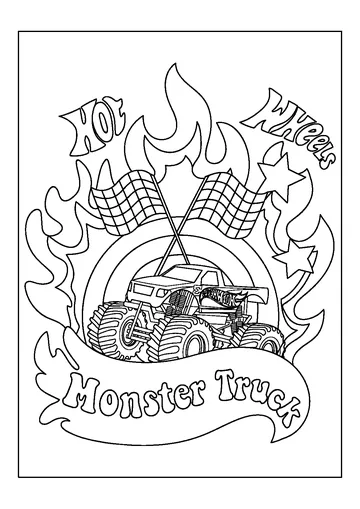 Monster Truck 2024 coloring page