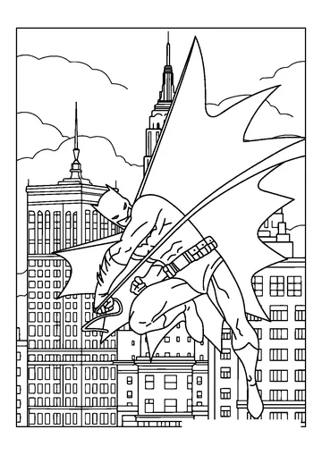 Batman The Animated Series coloring page