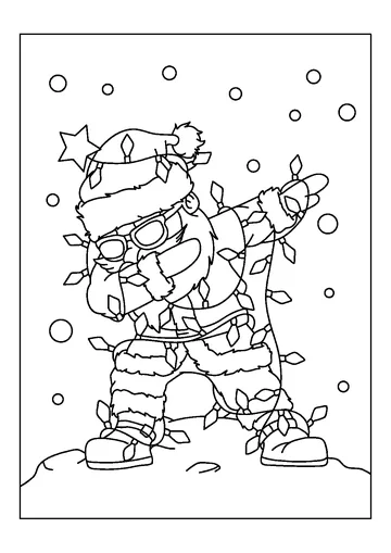 Hip Hop Dancing coloring page