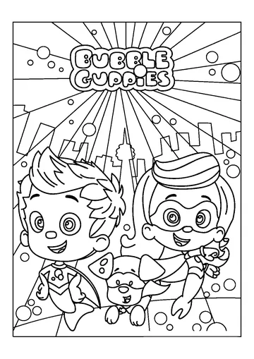 Movie Poster coloring page