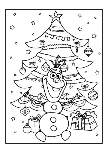 Easy Cartoon coloring page