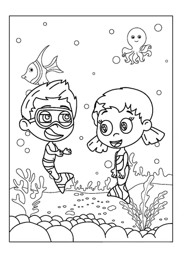 Nonny And Oona coloring page