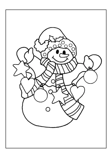 Christmas coloring page