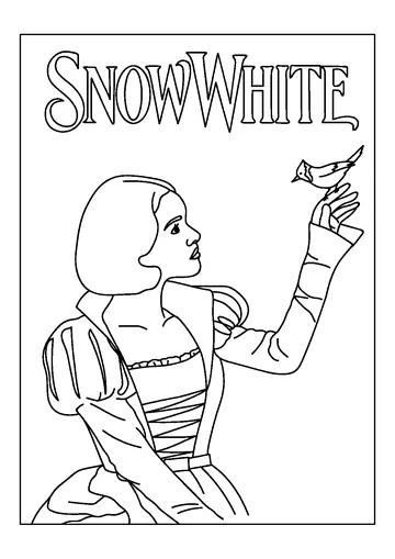 Snow White 2025 coloring page