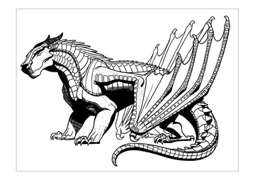 Awesome Mudwing coloring page
