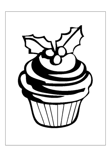 Cupcakes 1 coloring page