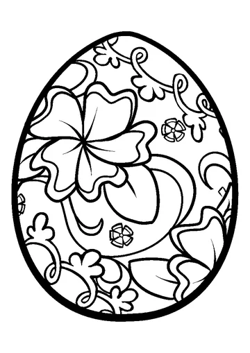 Design Flower coloring page