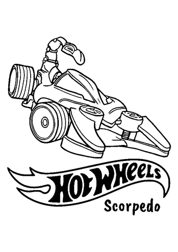 Scorpedo based on a Scorpion coloring page