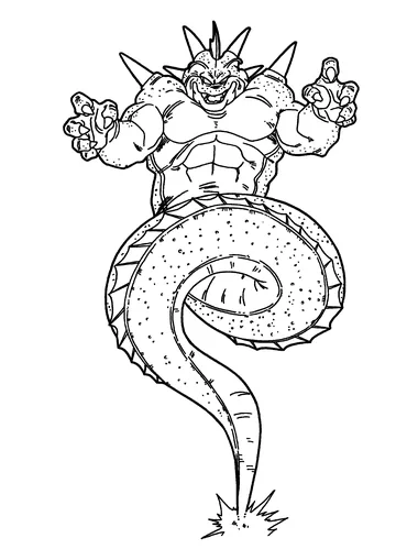 Namek Dragon coloring page